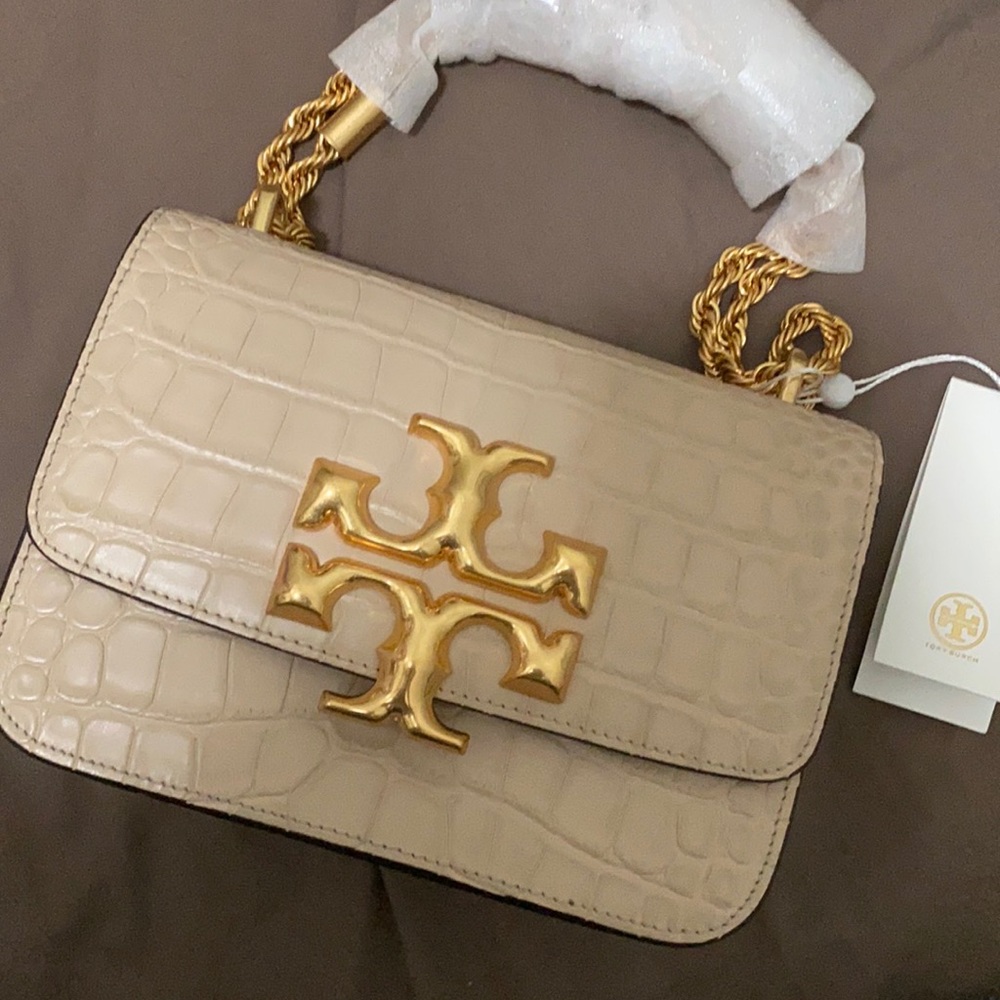 Tory burch eleanor sling bag embossed crocodile - Picture 1 of 5